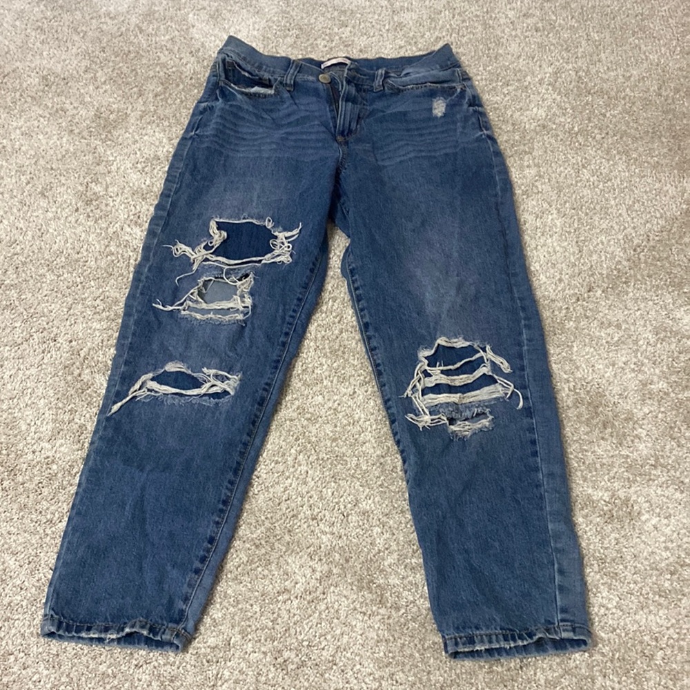 SO high rise curvy mom jeans